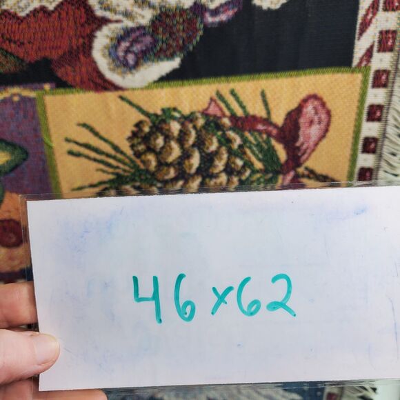 Goodwin Weavers The Edith Collection Throw Blanket 14900 Santa Claus Christmas - Picture 2 of 9